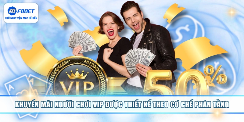 Khuyến mãi người chơi VIP được thiết kế theo cơ chế phân tầng