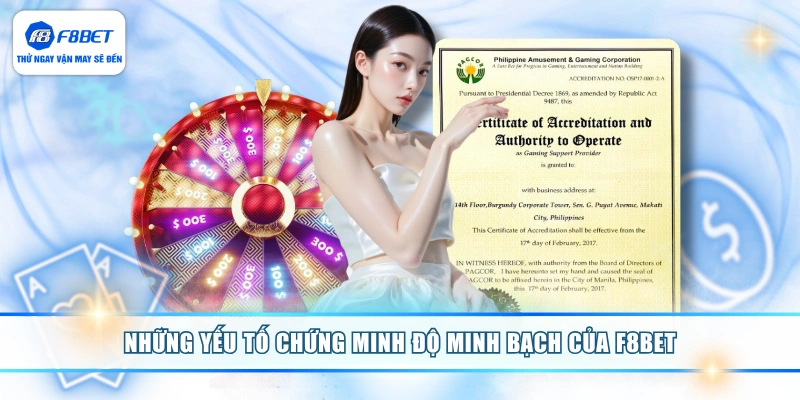 Những yếu tố chứng minh độ minh bạch của F8BET